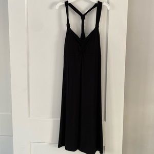 DAKINI black beach athletic sundress twisted back M